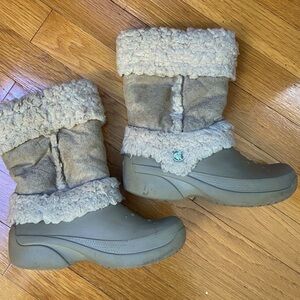 Croc Nadia Faux Fur Lined Boots